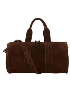 Oxford Miles Suede Weekender Bag in Hikory