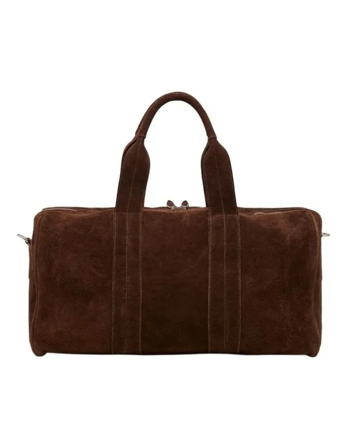 Oxford Miles Suede Weekender Bag in Hikory
