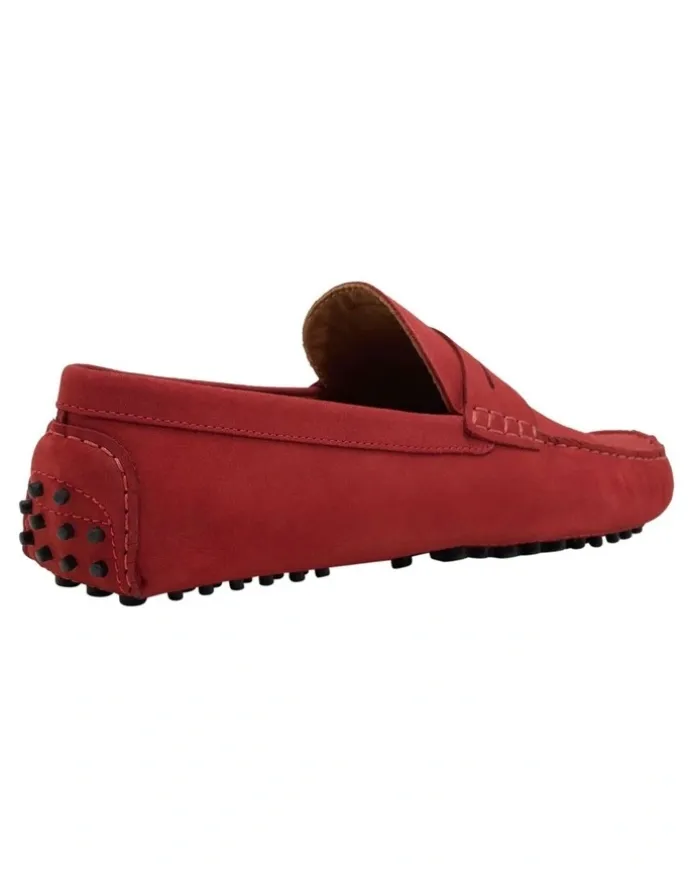 Oxford New Holland Driving Shoe in Tomato