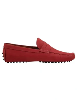 Oxford New Holland Driving Shoe in Tomato