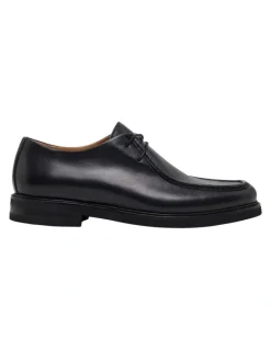 Oxford Peyton Apron Toe Shoe in Black