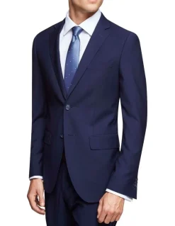 Oxford Travel Auden Wool Suit Jacket Navy