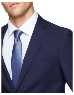 Oxford Travel Auden Wool Suit Jacket Navy