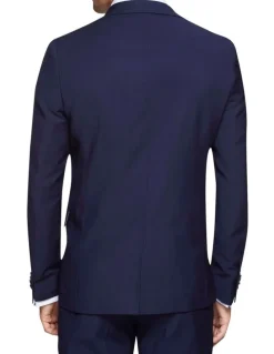 Oxford Travel Auden Wool Suit Jacket Navy