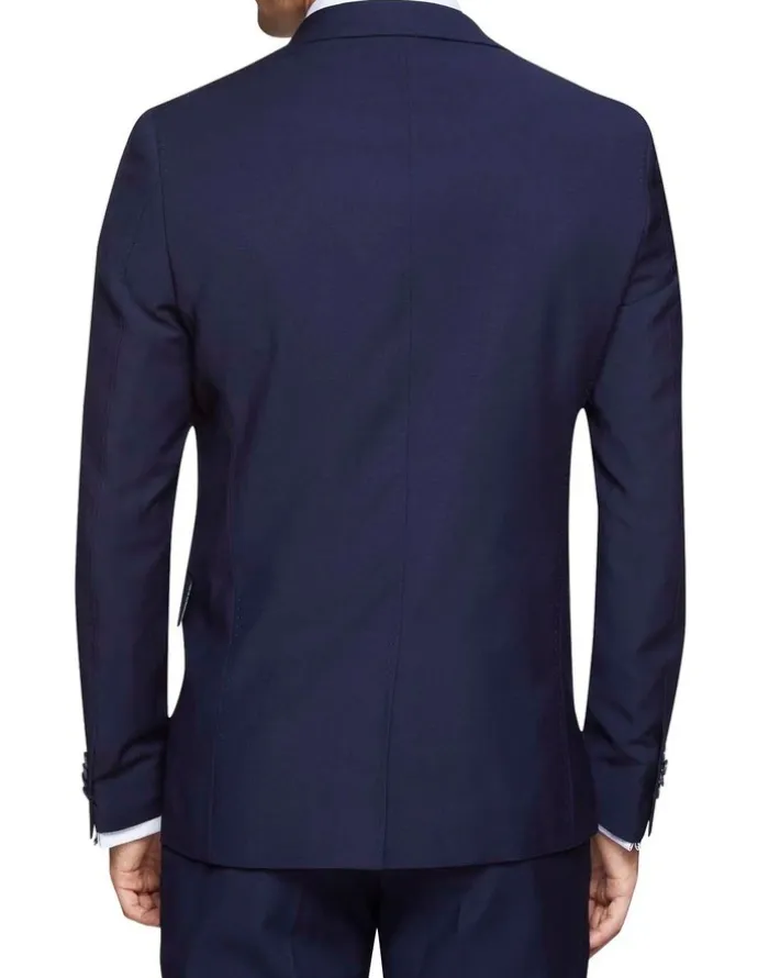 Oxford Travel Auden Wool Suit Jacket Navy
