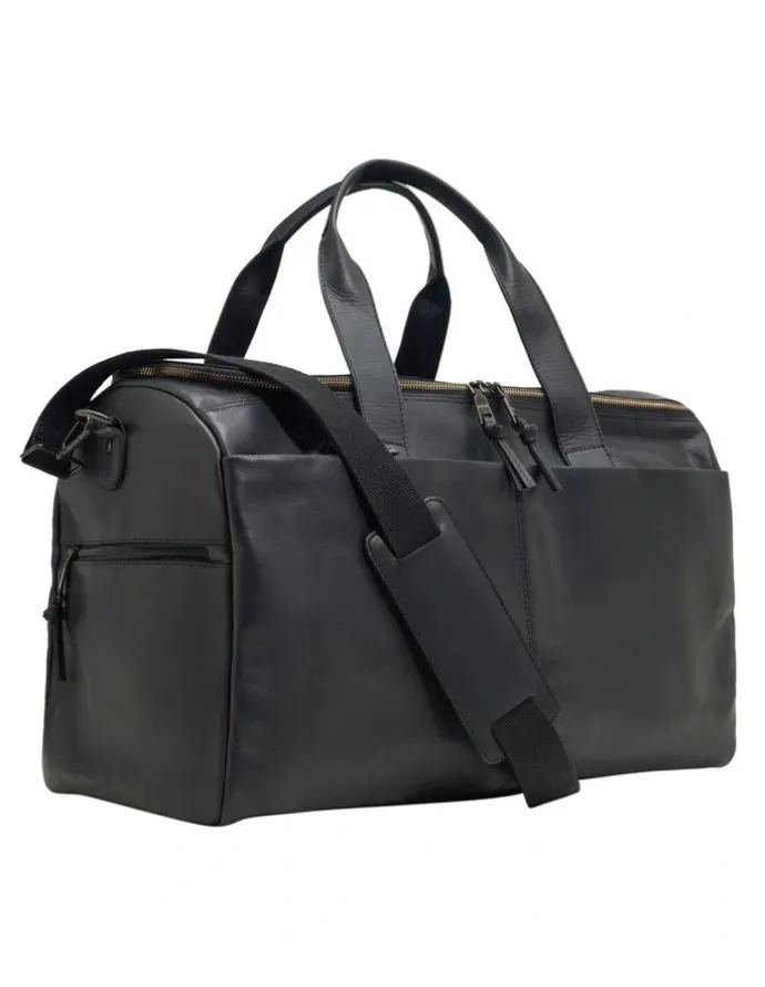 Oxford Traveller Weekender Bag in Black