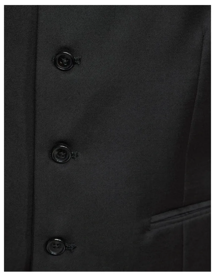 Oxford Vest in Black