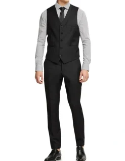 Oxford Vest in Black