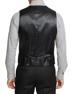 Oxford Vest in Black