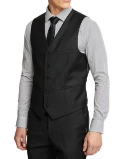 Oxford Vest in Black