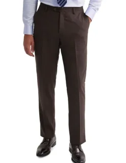 Oxford Wordsworth Wool Suit Pant in Brown