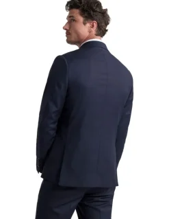 Oxford Wordsworth Wool Suit Jacket in Navy
