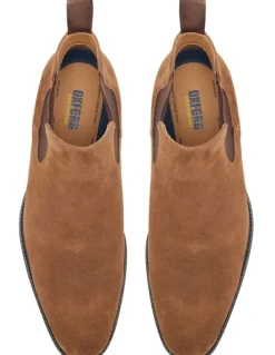 Oxford Alexander Suede Chelsea Boot in Tobacco