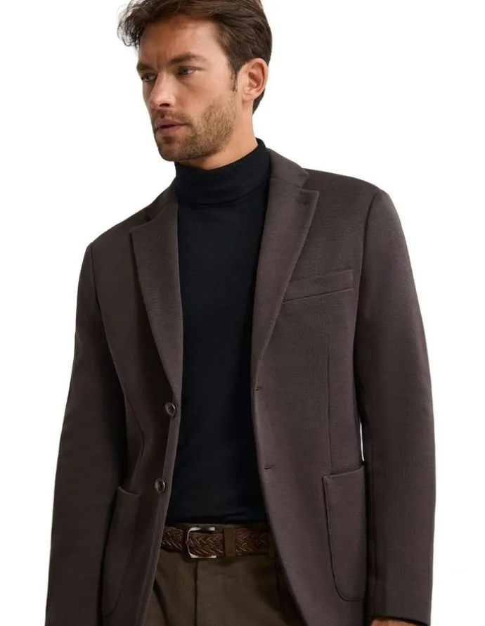 Oxford Antonio Cotton Knitted Blazer