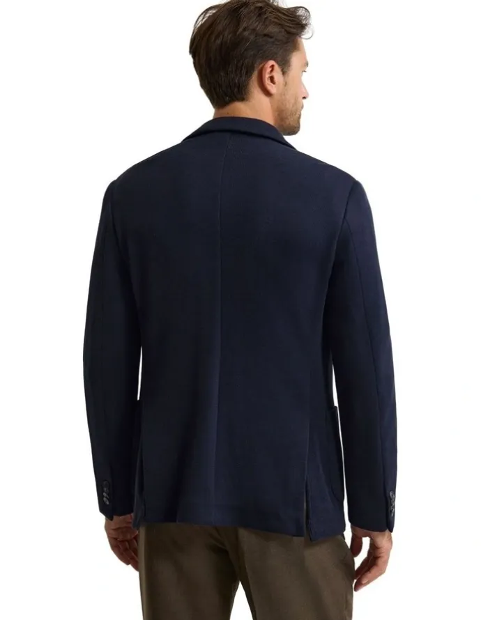 Oxford Antonio Cotton Knitted Blazer