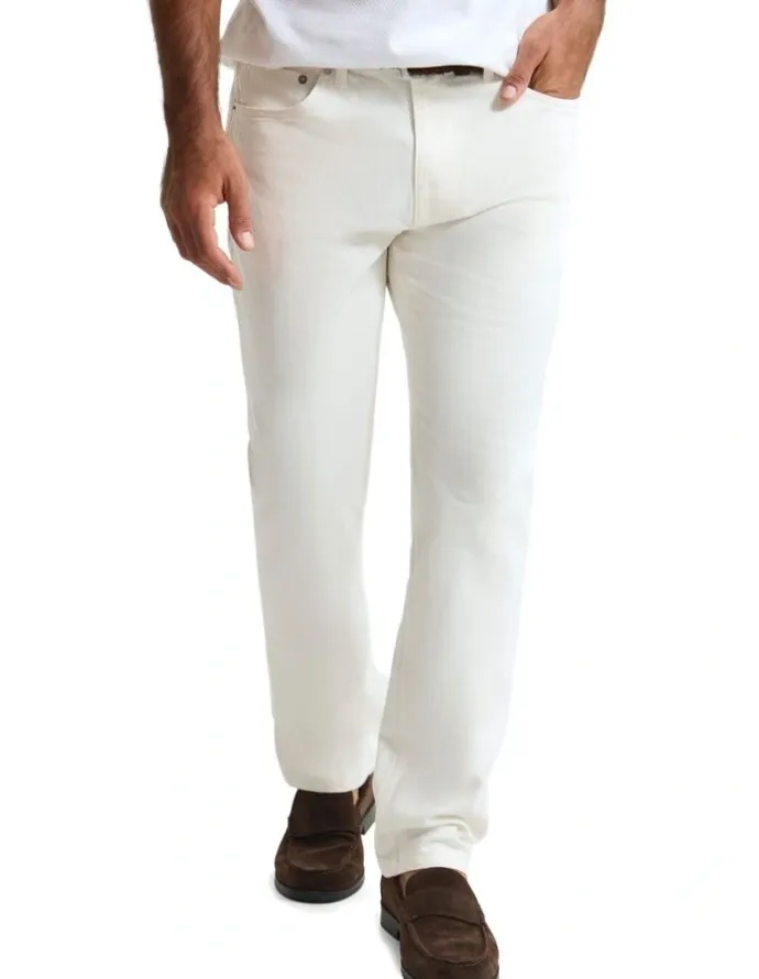 Oxford Austin Denim Jeans in Ecru