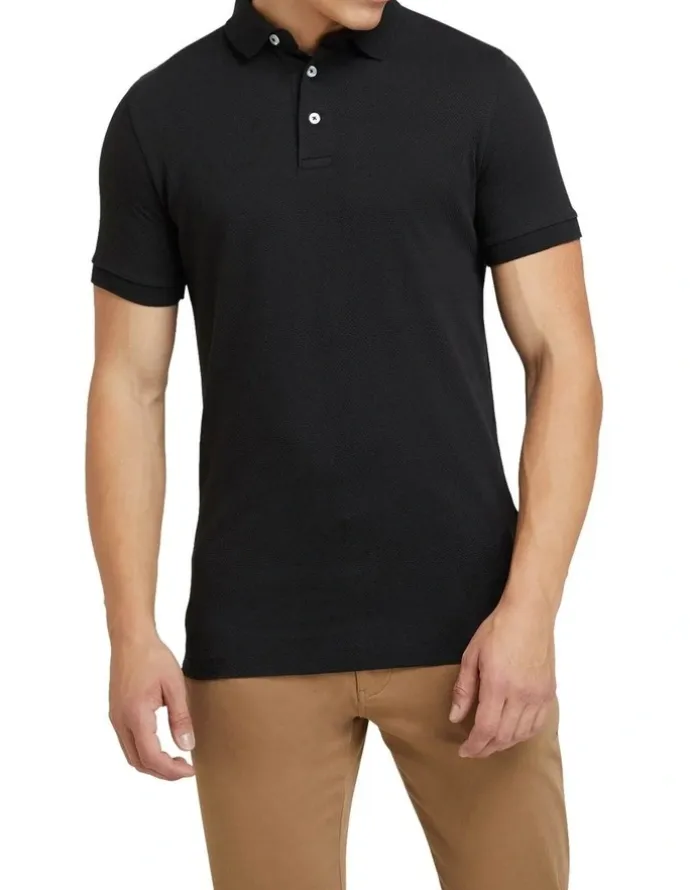 Oxford Austin Polo in Black