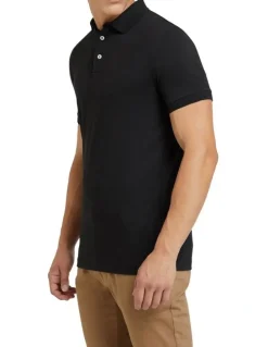 Oxford Austin Polo in Black