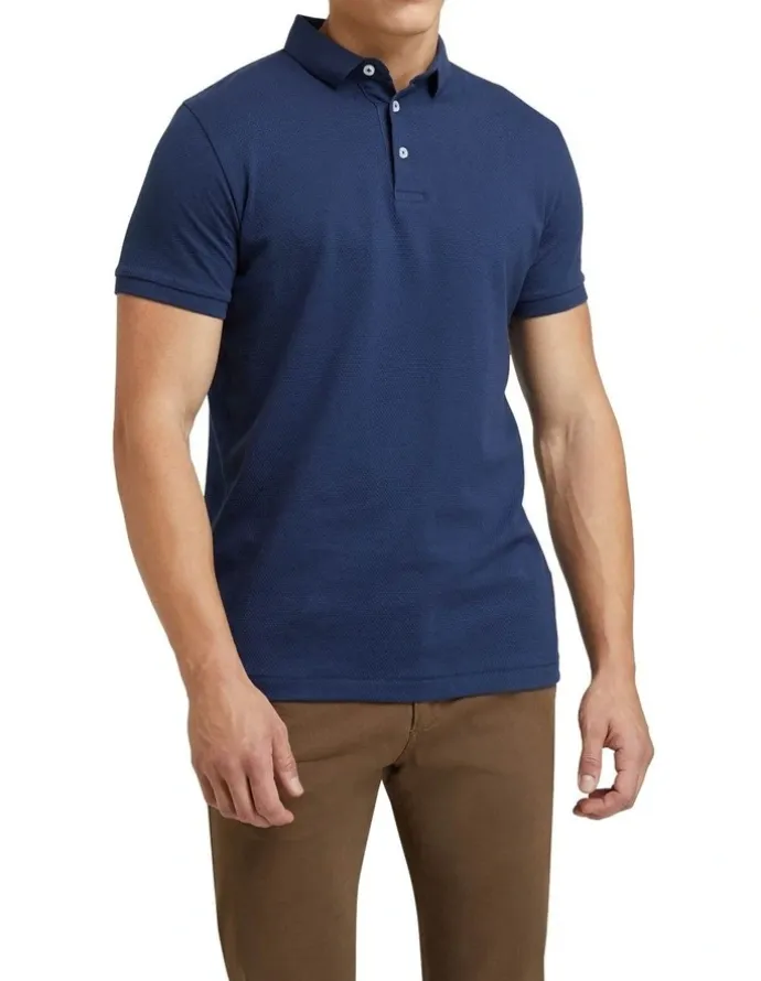 Oxford Austin Polo in Navy