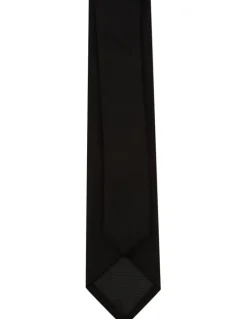 Oxford Black Tie Cotton Skinny