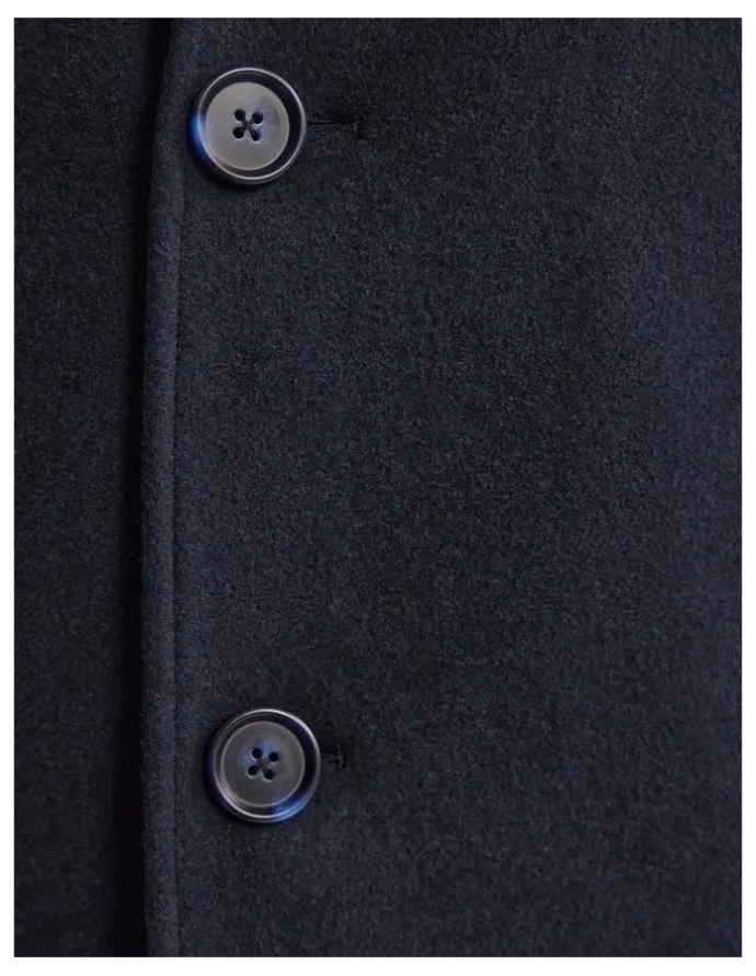 Oxford Dunbar Wool Rich Coat in Navy