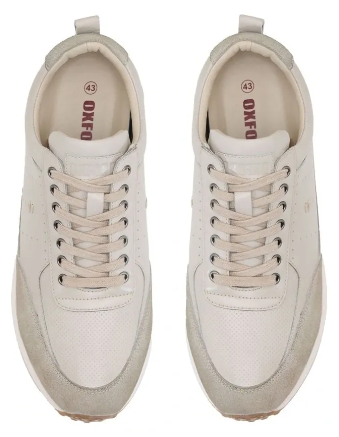 Oxford Hugo Athletic Sneaker in Chalk