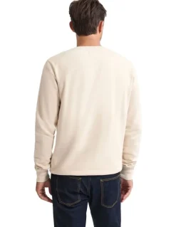 Oxford Leo Organic Cotton Sweatshirt in Stone