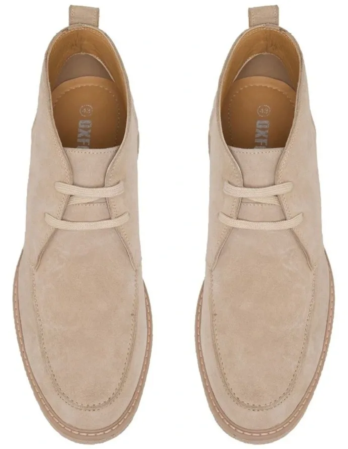 Oxford Leo Suede Desert Boot in Sand