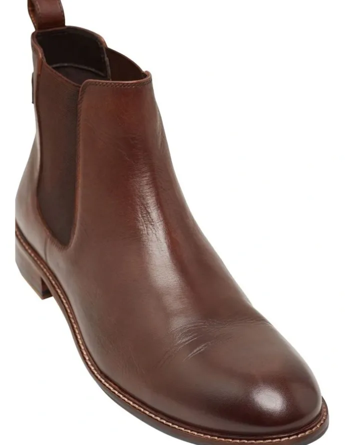 Oxford New Silas Chelsea Boots in Brown