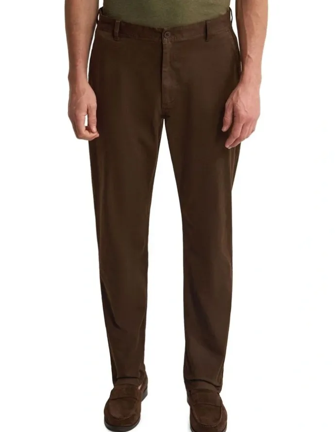 Oxford Relaxed Fit Chino in Chocolate