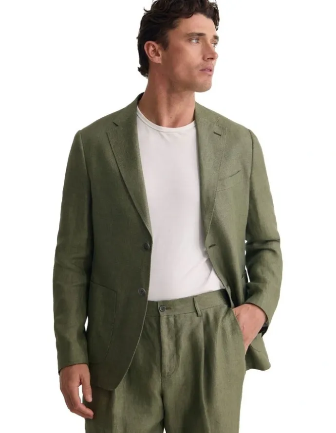 Oxford Wordsworth Patch Pocket Blazer in Green