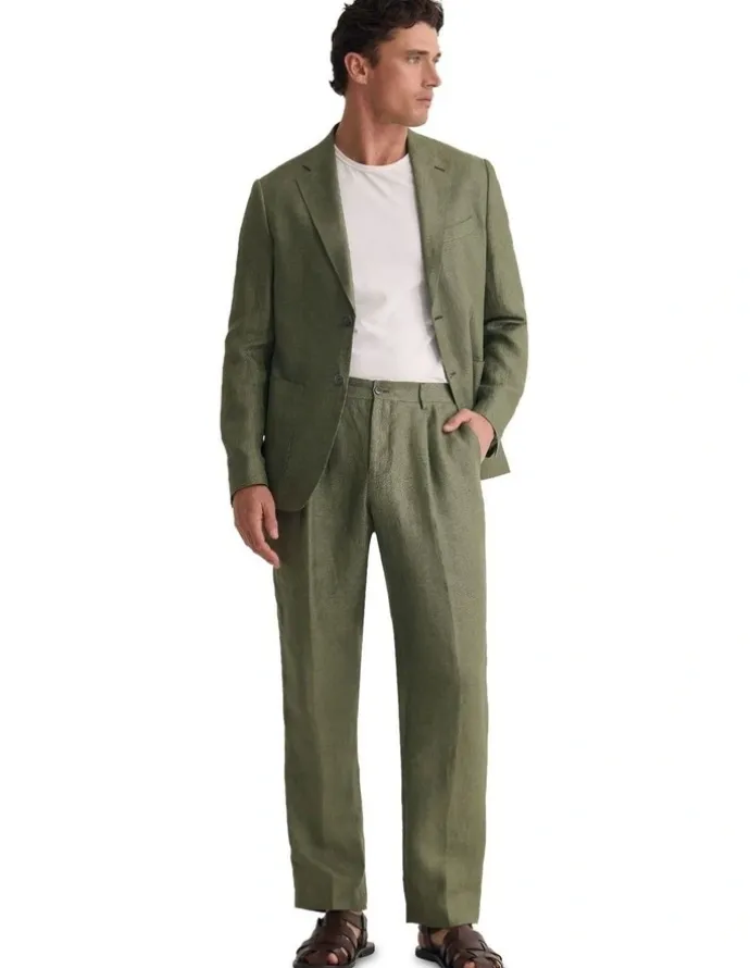 Oxford Wordsworth Patch Pocket Blazer in Green