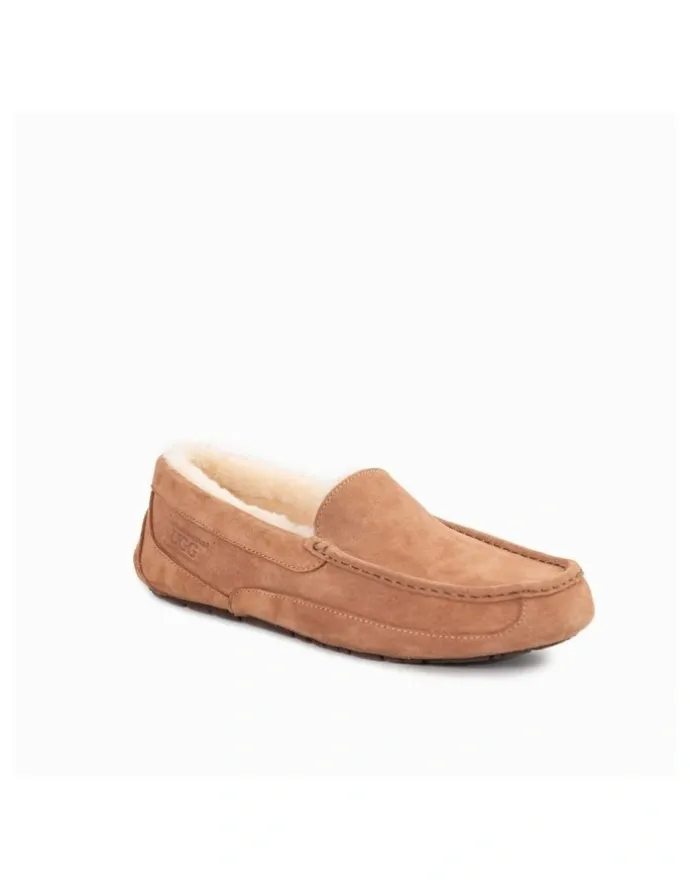 Ozwear Ugg Denver Water Resistant Moccassin in Chestnut