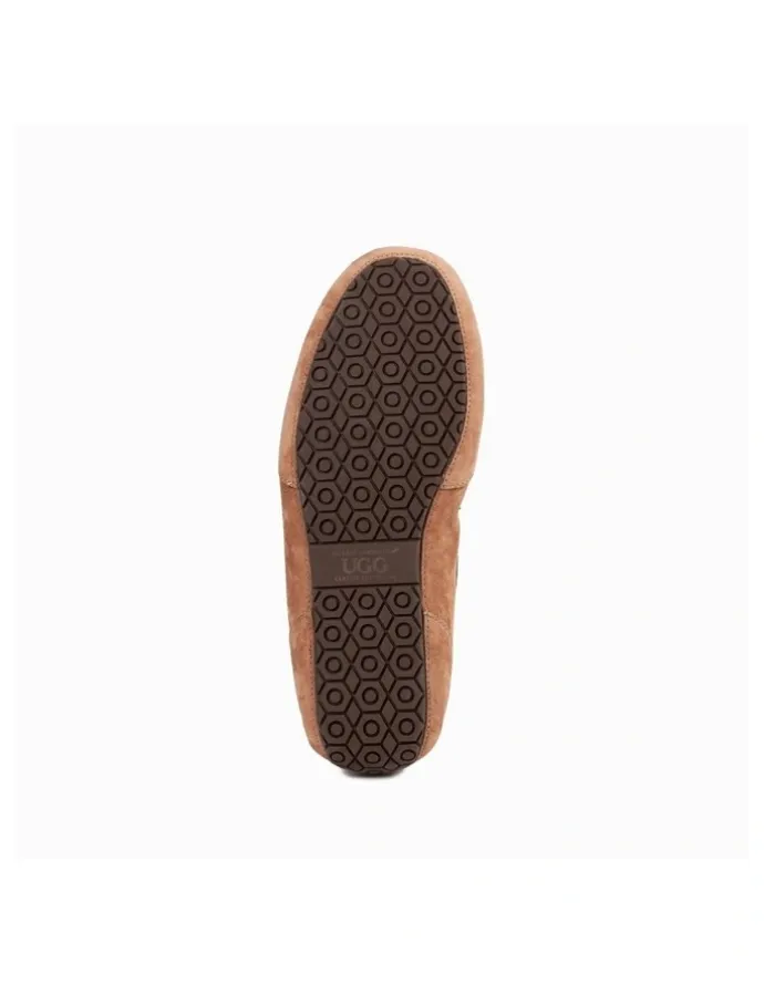 Ozwear Ugg Levi Water Resistant Moccasins Loafers in Chestnut