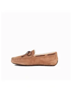 Ozwear Ugg Levi Water Resistant Moccasins Loafers in Chestnut