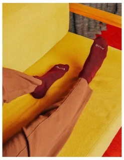 Paire Calf Socks in Pinot
