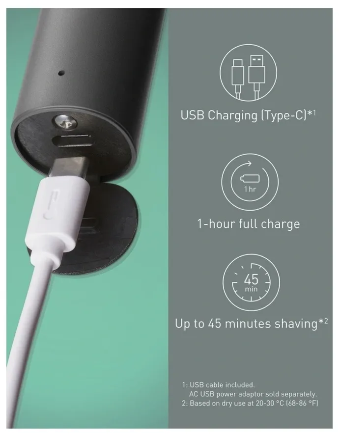 Panasonic Series 300 3 Blade ES-RM3B-K541 Shaver in Black