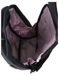 PIERRE CARDIN Nylon Sling Bag in Black