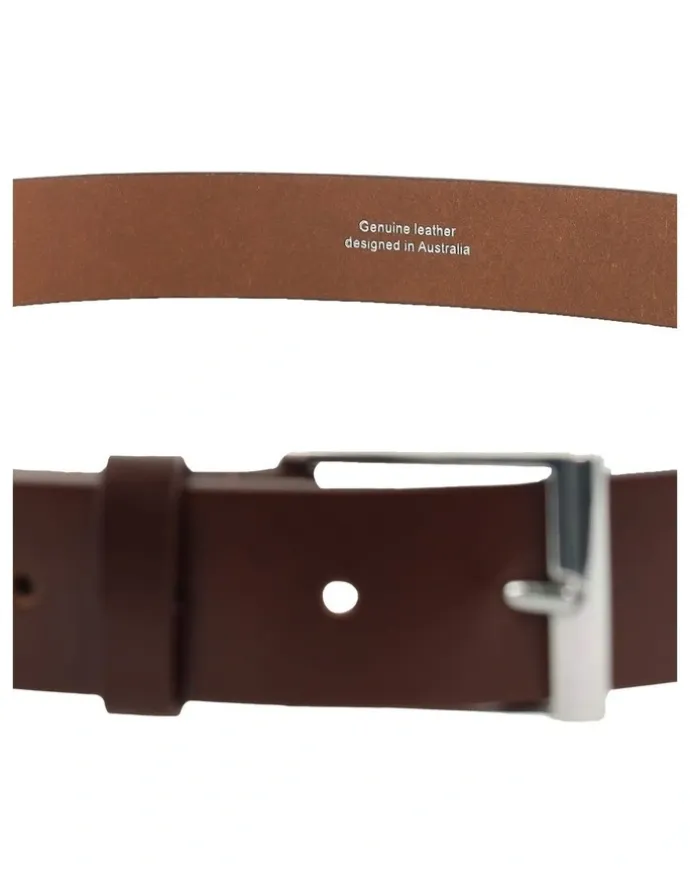 PIERRE CARDIN Pierre Cardin Genuine Leather Belt LARGE 130cm in Cognac