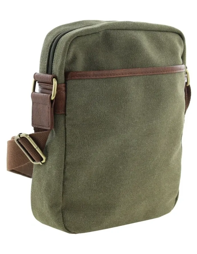 Pierre Cardin Pierre Cardin Canvas Crossbody Bag in Brown