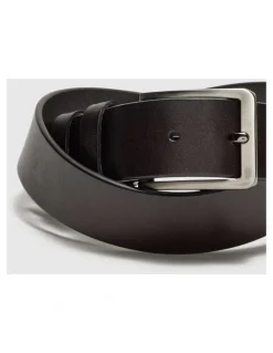 Politix Casual Full Grain Leather Belt in Brown