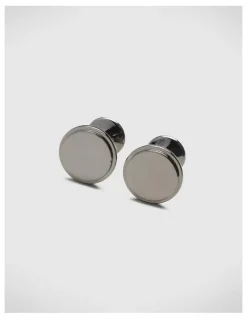 Politix Champagne Glass Shaped Cufflinks in Gunmetal