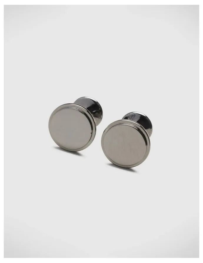 Politix Champagne Glass Shaped Cufflinks in Gunmetal