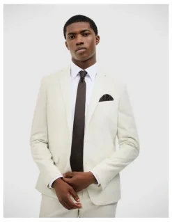 Politix Elijah Tailored Jacket in Stone