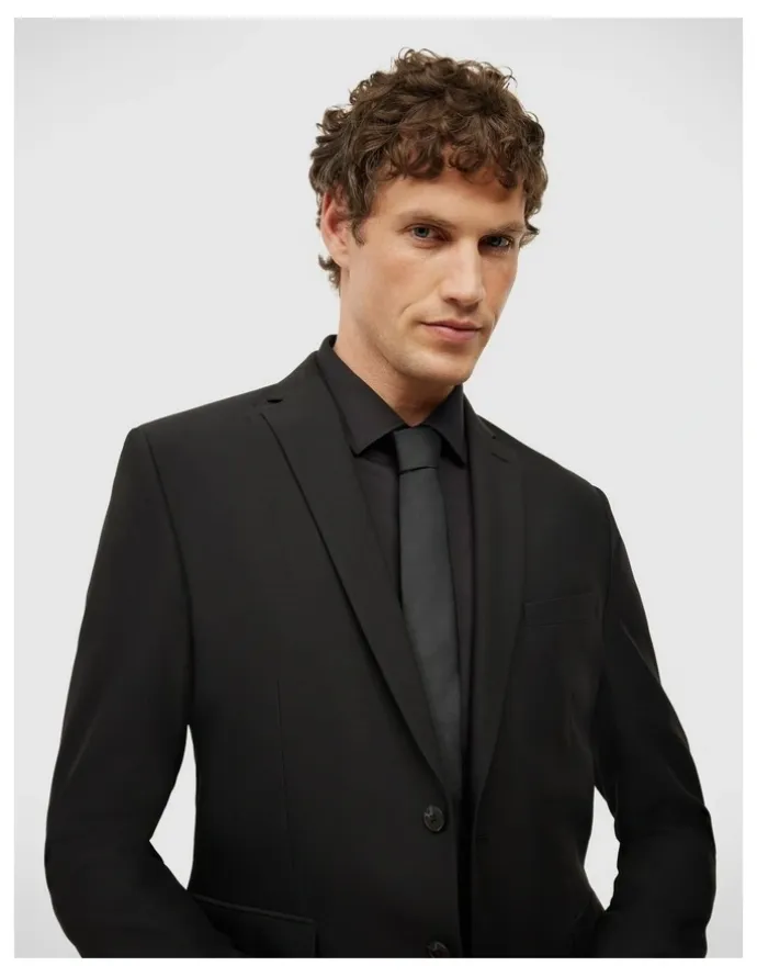 Politix Elijah Tailored Jacket in Black