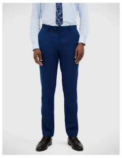 Politix Henson Textured Tailored Pant in Royal
