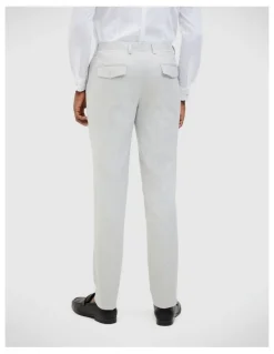 Politix Keaton Check Tailored Pant in Light Grey