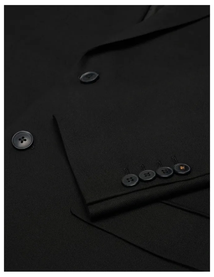 Politix Marco Tailored Jacket in Black
