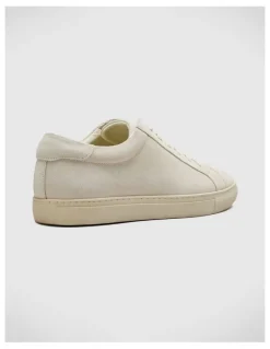 Politix Marley Suede Sneaker in Ecru