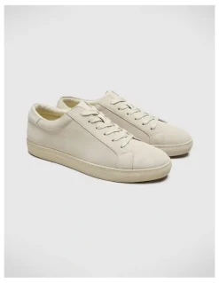Politix Marley Suede Sneaker in Ecru